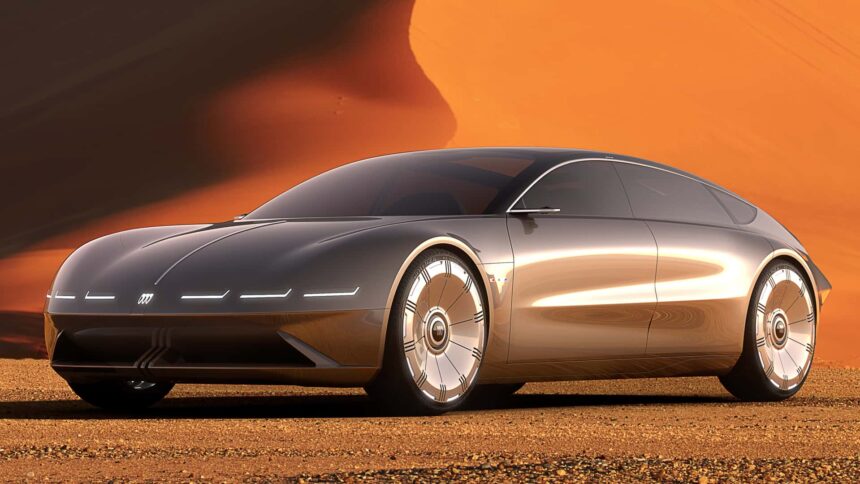 buick continues to cook in china with a new retro futuristic sedan concept 689262dd80eca
