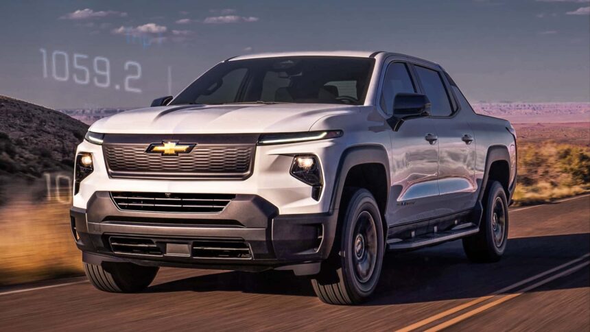 chevrolet smashed the ev range world record with a silverado but it took seven days 68920f9b240aa