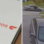 get away from the repo man doordash driver is about to get towed then he pulls a risky maneuver 68ab0d5e029bd