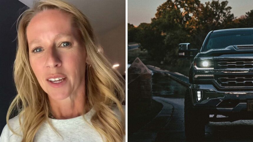 he was baiting you woman gets home from work then she sees a brand new truck in the yard of her home 68938ab365a2d