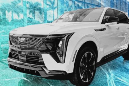 i had to pay 267 woman buys electric cadillac escalade then she brings it to a tesla supercharger 68a4bc18d9b5a