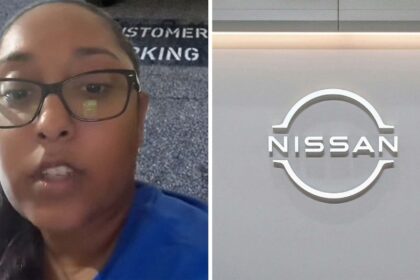i see a lawsuit coming with all that evidence woman visits nissan dealership it doesnt go well 688eb4c4c0ab4
