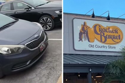 literally the king of darkness and misery man spots kia in cracker barrel parking lot now he hopes to never meet the driver 688bda1aaa9b0