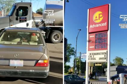 never go to those little gas stations truck fills gas tanks at advanced station then a nissan mercedes 3rd car wont start 6893fd69ec59d