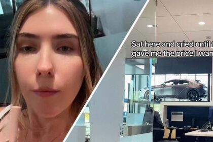 thats definitely one way to do it woman says she cried at the mazda dealership then they gave her the price she wanted 6890077c55532