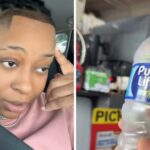 you trying to butter me up woman goes to take5 for an oil change then she sees why they gave her a water bottle first 6897482610f63