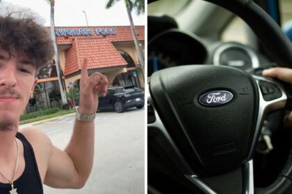 i take my work trucks there florida couple test drives ford then the dealership refuses to let them leave the parking lot 68c300a607b37