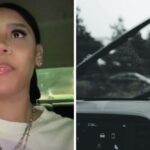 is this rage bait womans car runs out of wiper fluid so she pops open a can of orange crush 68d327170c9c8