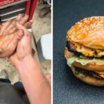 it says clean right on the bottle mechanic gets a big mac for lunch then he shows how he washed his hands 68cf4eb33a785