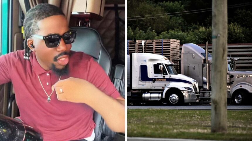 just be holding up traffic tractor trailer tries to pass another rig why are they going the same speed 68cc3b3fa49bf