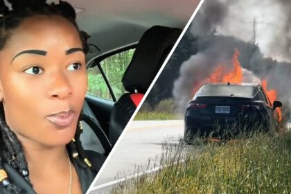 just said check engine womans 2021 toyota camry sits idle for 8 days then it bursts into flames 15 minutes into driving 68d69cf4dde1d