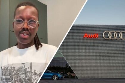 man gets a text from audi service center about overdue maintenance its 17000 68d85eff1693a