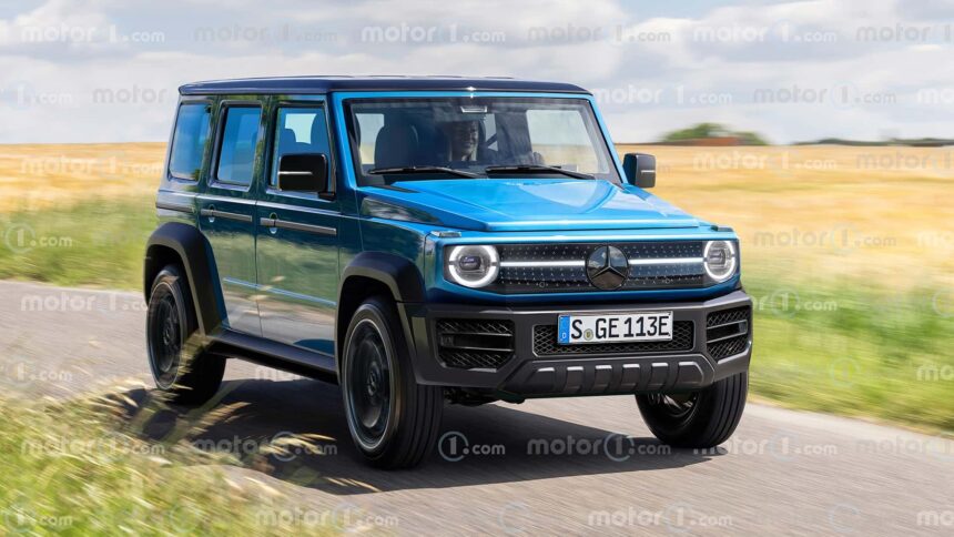 mercedes benzs baby g wont be just a mini g class its a completely new development 68bf0c774b5a0