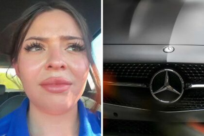 phoenix woman tries to change mercedes battery then she notices something 68cb220b179f2