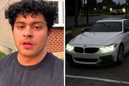 please dont tell me driver gets out of car then he sees something that almost gives him a heart attack from bmw trauma 68d3f09beeb62