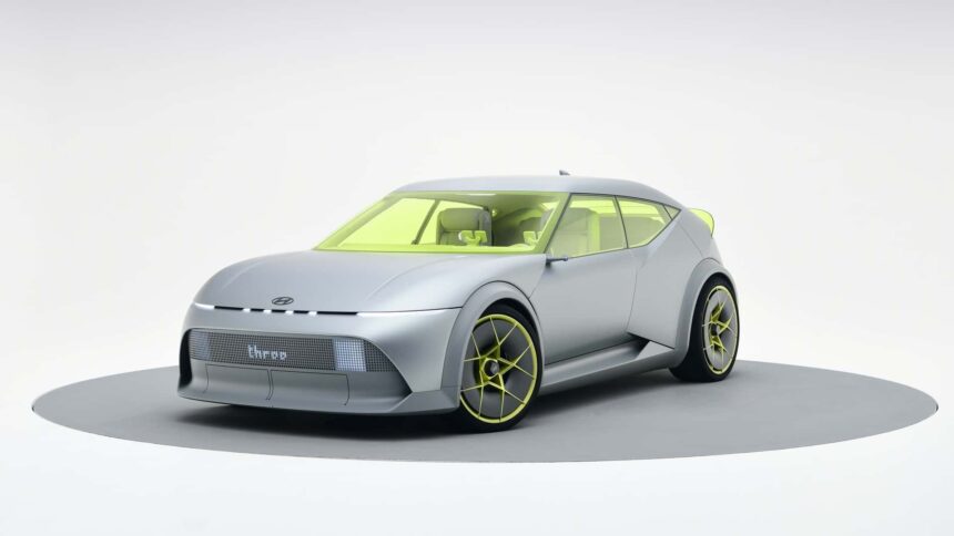 the hyundai three concept looks like a futuristic veloster 68bfd18e6d055