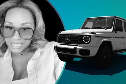 what is the mercedes g wagon evs g turn and how did she just hit one 68b4d118a9490