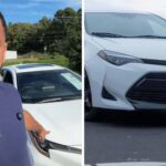 who pays woman test drives toyota corolla then she smells burning 68cfbf1d8bd60