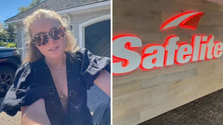 woman goes to safelite for crack repair then a service tech breaks the whole windshield and offers an appointment in new jersey 68b4f13b05b85