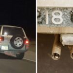 hes about to go places like to heaven man spots toyota on highway then he sees the muffler 68ef71459657e