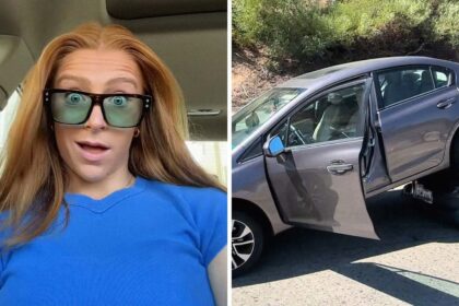 i know a tesla was the reason woman gets in an accident now people blame a driver who didnt hit anyone w 690094b91eb63