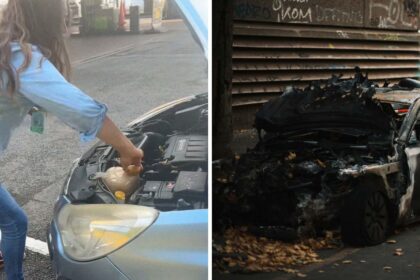 im just a girlin the hospital woman checks radiator fluid then theres an explosion 68effde54060d