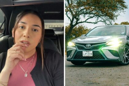 it was my first big girl purchase woman gets her dream toyota camry then she drives the car 68ff5f5a68fe4