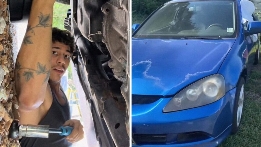 its got a whole infection man buys acura rsx from facebook marketplace then he goes to change the oil 6903a838eb173
