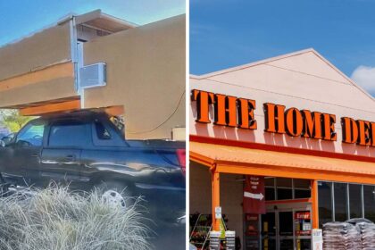 its the travelanche man goes to home depot then he sees this modified chevrolet avalanche in the parking lot 68e4206a687ae