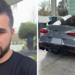 mans toyota supra runs out of gas then he notices something strange when filling up 68f75a543ac4b