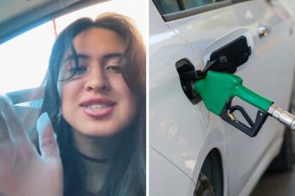 never been the same woman starts wearing gloves to gas station after seeing what a customer did to the pump 68f23086aa3eb
