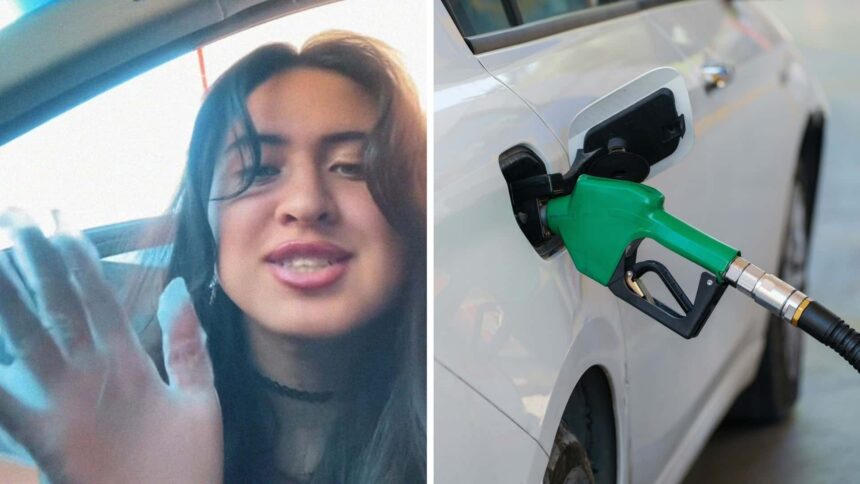 never been the same woman starts wearing gloves to gas station after seeing what a customer did to the pump 68f23086aa3eb