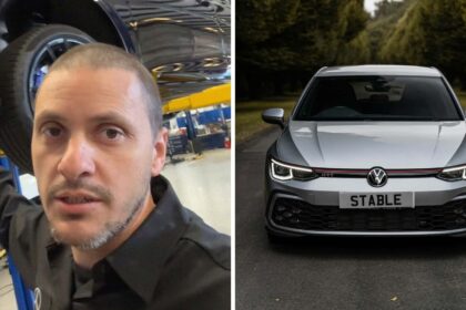 not what they come with mechanic works on vw golf then he spots suspicious tires and calls dealership 690370003b4c5