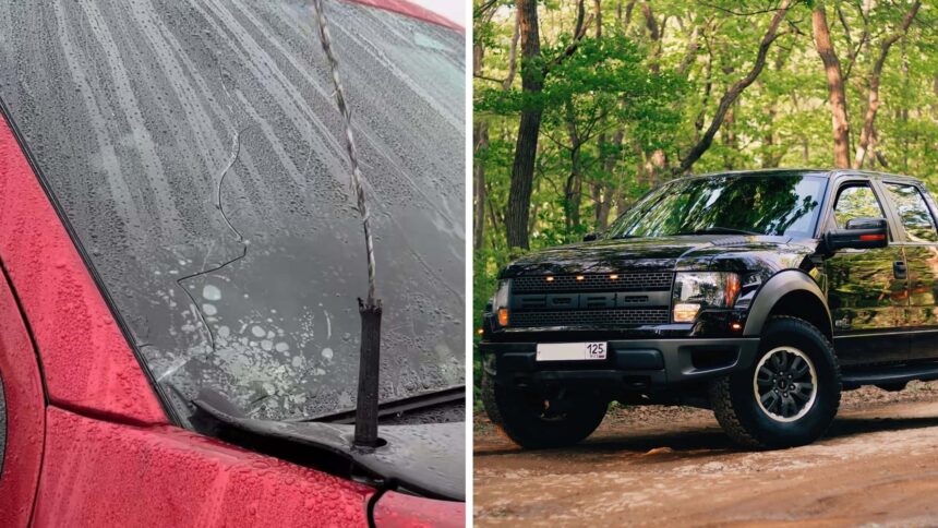 oklahoma ford f 150 gets struck by lightning mechanic says passengers were lucky to get out alive 69016428490f8