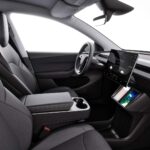 the base tesla model y still has a glass roof you just cant see it from inside 68e63a3b53995