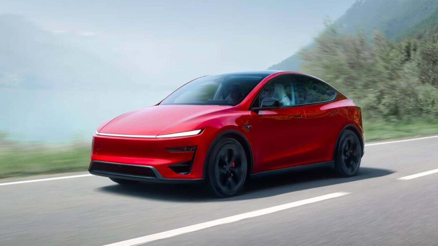 the new tesla model y performance can finally power your appliances 68de361beca90