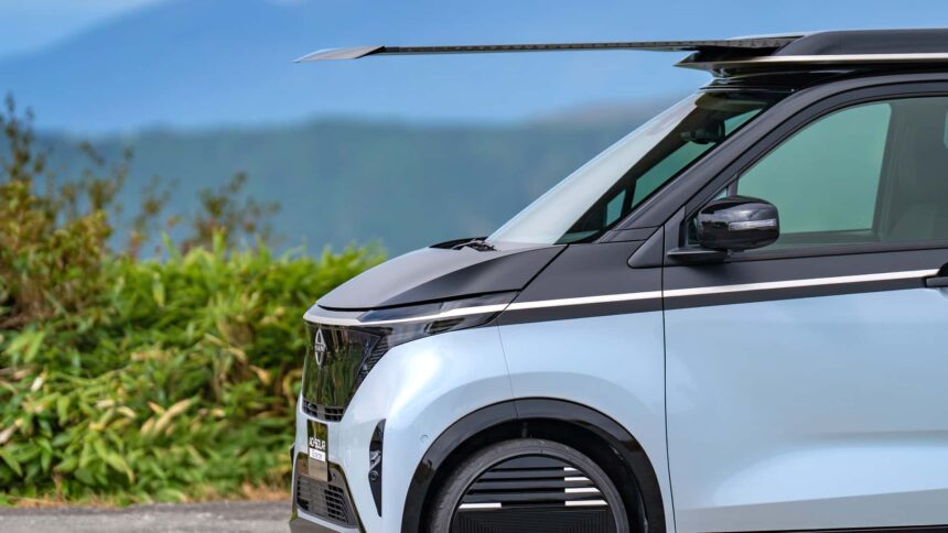 the nissan sakura extending solar roof could add a surprising amount of ev range 6901064c30ab2
