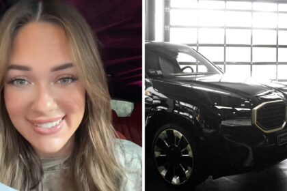 theres no way 4 car tires cost 3500 woman buys bmw xm then she finds out its a really heavy car 68e2424154fa3