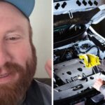 we didnt take it out toyota driver goes to dealership for free oil change then he gets the service report 68f792a3d8cdf