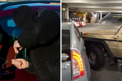 who are you woman catches thieves stealing neighbors g wagon then she pursues on foot 6904084f2a19b