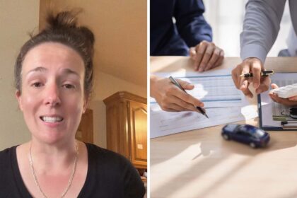 woman shares advice on buying a car for under 10k then she says you should call your insurance company why 68eec8832b03e