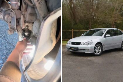 driver doesnt do suspension refresh before taking lexus gs 300 out of storage he instantly regrets it 69088bd4bd267