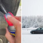 easier to drive during winter man uses wd 40 on his tires for protection then mechanics warn him 691e144fc747d