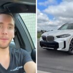 i want this car so bad man gets new bmw then he realizes the cup holders have an unprecedented new feature 69162b5f05cdb