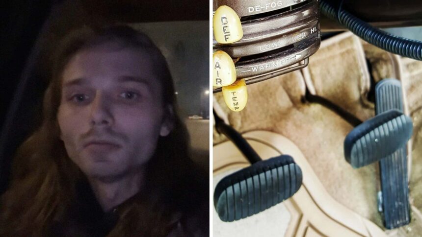 ive run 2 red lights mans brakes go out then he uploads a video while driving to ask for help 690f3f73e37cb