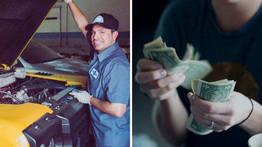 mechanic exposes pay in the auto world says it should be the other way around what do they mean 690e4259a6544