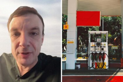 the reason is wild and terrifying man claims gasoline is used to make people crazy and evil hes right 6913dcd44fcd8