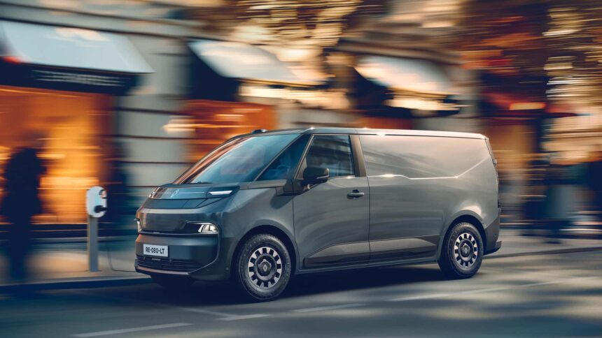 the renault traffic e tech electric van makes carrying boxes weirdly chic 691df11ed7582