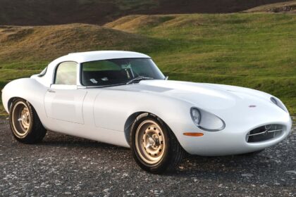 this lovely jaguar e type restomod is lighter than a miata 690b5908c2dd3