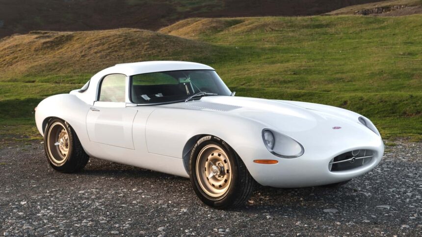 this lovely jaguar e type restomod is lighter than a miata 690b5908c2dd3